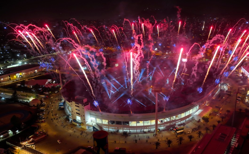 Cerimônia de Abertura do Pan de Santiago é simples, com música, folclore, história e emoção