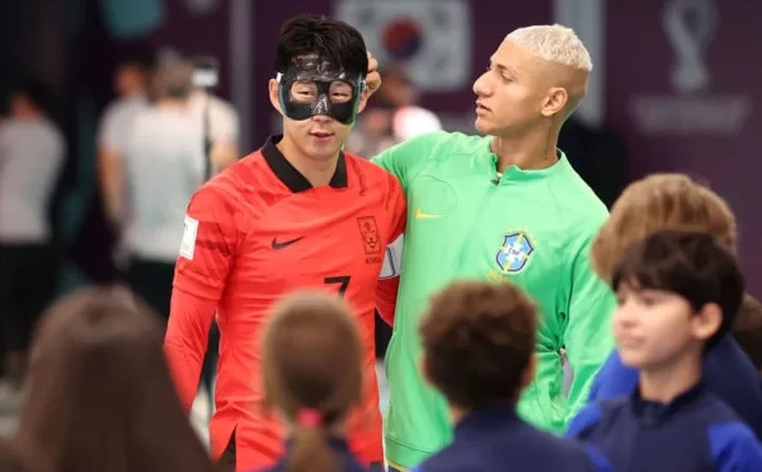 Richarlison manda recado para Son após eliminação: “Herói da nação”