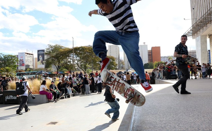 Brasília é palco de 'esquenta' para evento mundial de skate