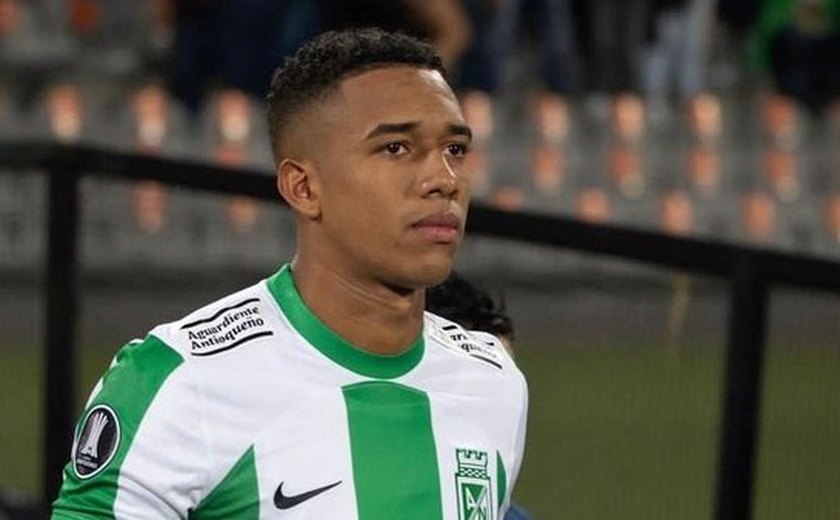 Atlético-MG anuncia atacante Brahian Palacios, de 21 anos, ex-Atlético Nacional-COL: 'Feliz'