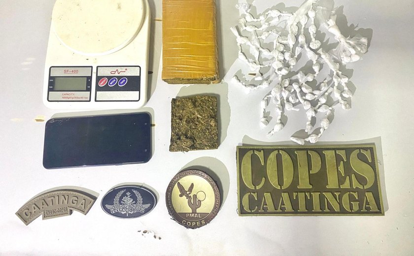 Companhia do Sertão da Polícia Militar apreende meio quilo de droga em Olho d’Água do Casado