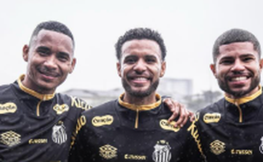 Jogadores do time de Neymar na Kings League treinam com elenco profissional do Santos