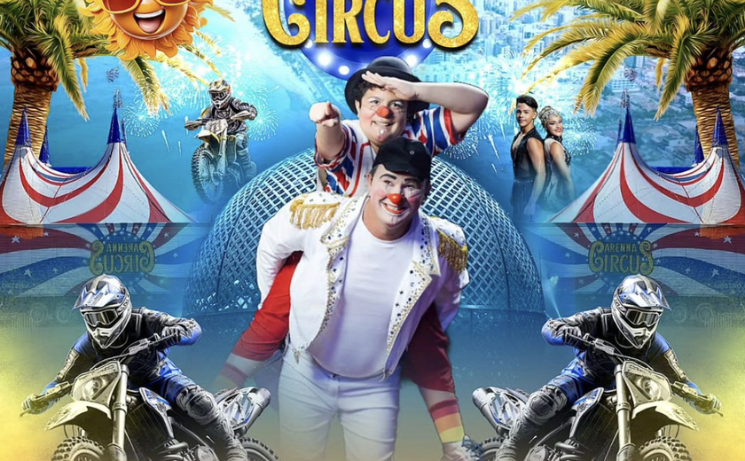 Shopping Pátio Maceió traz o universo circense e artistas internacionais para o Fabuloso Arenna Circus
