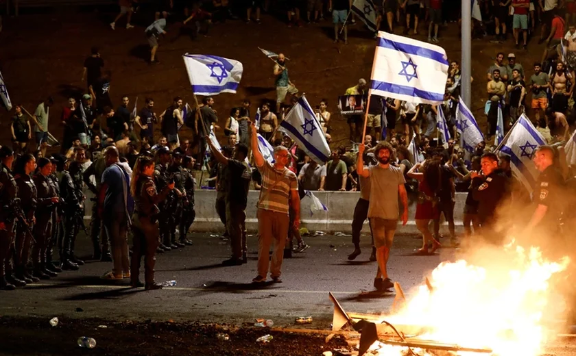 Israel: greve em massa por causa dos reféns leva a paralisações e reflete incerteza política