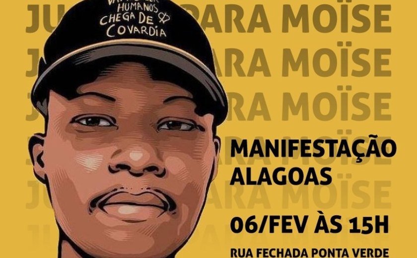 Maceió também terá protesto contra o bárbaro assassinato do congôles Moïse Kabagambe