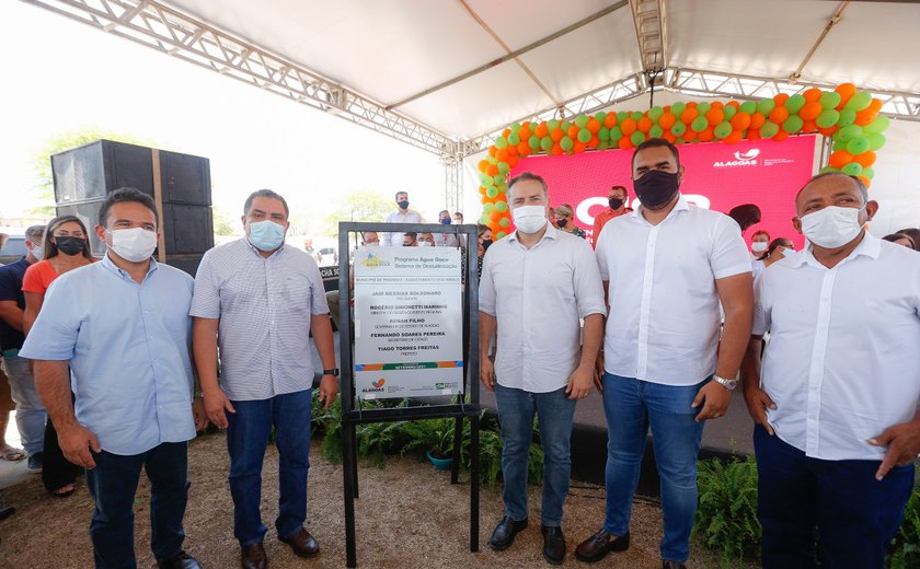 Governador Renan Filho assina ordem de serviço para construção do Cisp de Piranhas
