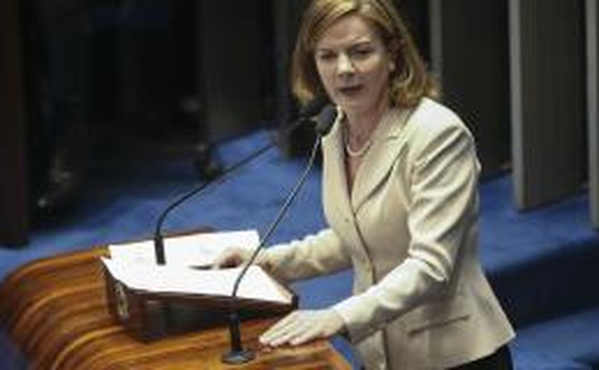 Senadora Gleisi Hoffmann é nova lider do PT no Senado