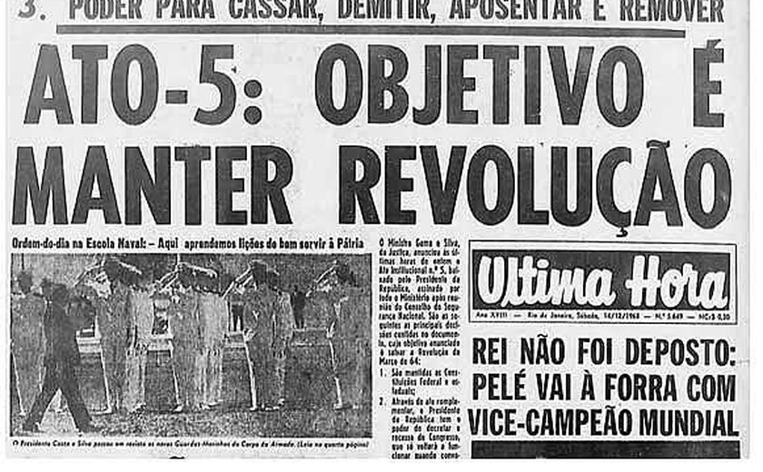 AI 5: o ápice da repressão e os tempos de exceção no Brasil