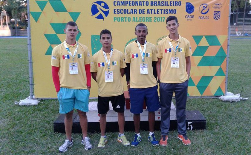 Arapiraquense fica em segundo lugar no Brasileiro Escolar de Atletismo disputado no RS