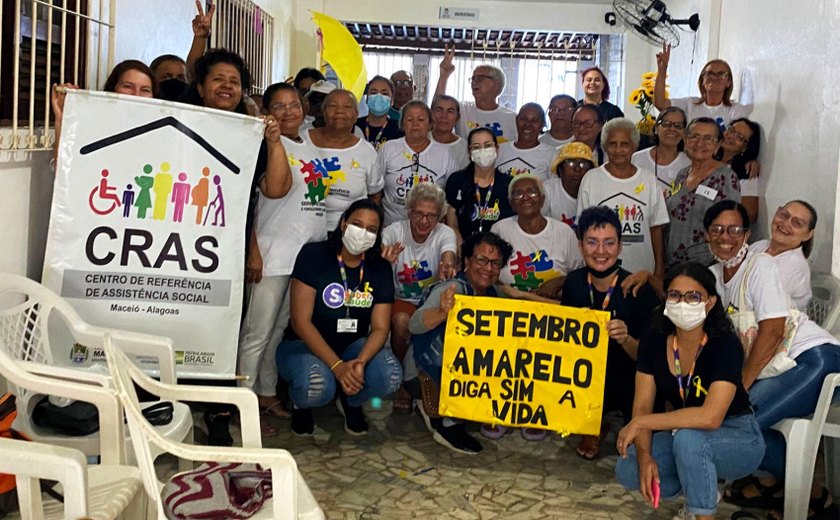 Cras Área Lagunar promove palestra sobre o Setembro Amarelo em parceria com a Uncisal