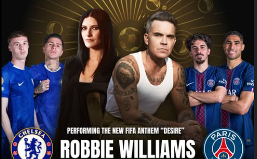 Final do Mundial de Clubes entre Chelsea e PSG terá show de Laura Pausini e de astro colombiano