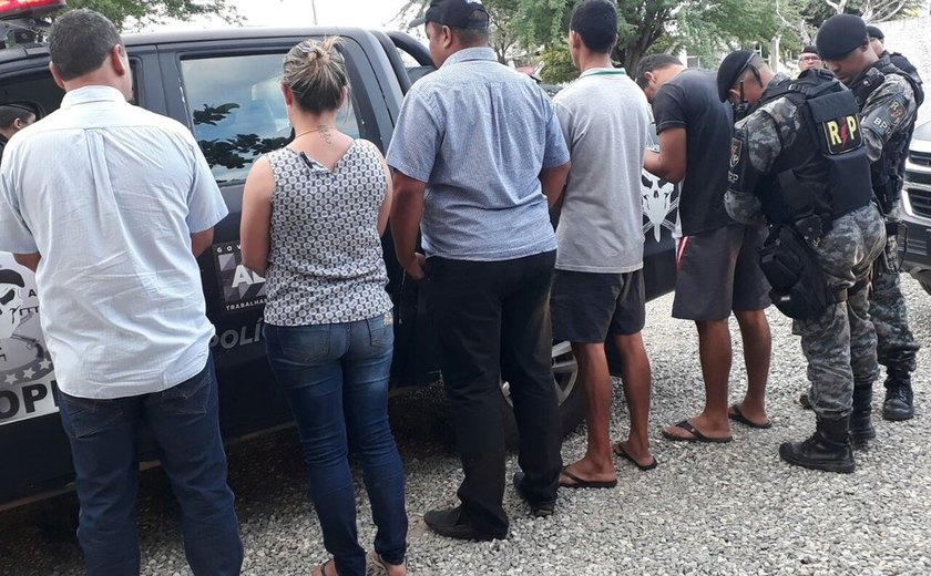 Operação prende suspeitos de fraudar licitações em prefeituras do Sertão de Alagoas