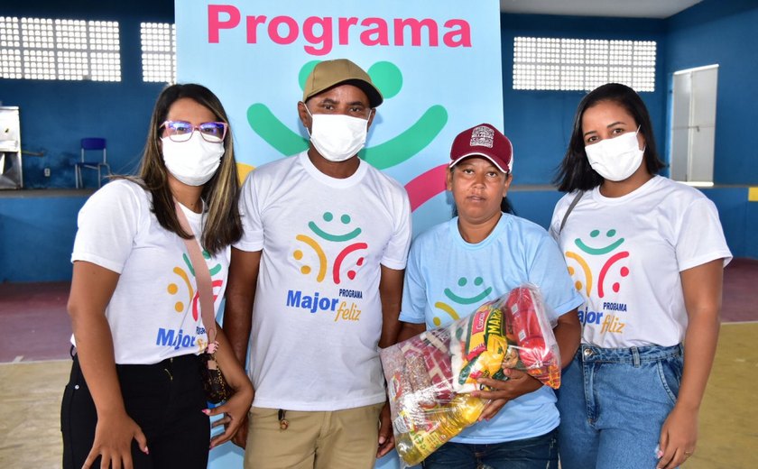 Prefeitura entrege mais um lote de cestas nutricionais do programa Major Feliz