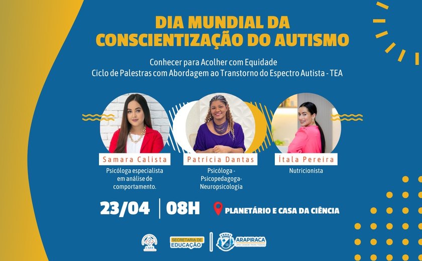 Prefeitura promove ciclo de palestra com abordagem ao Transtorno do Espectro Autista