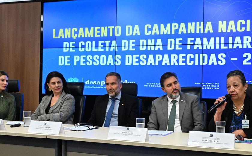 Campanha nacional vai coletar DNA de familiares de desaparecidos