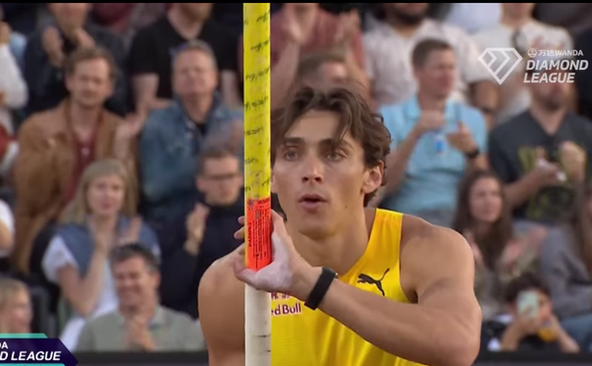 Duplantis bate o recorde mundial do salto com vara pela 12ª vez ao conseguir 6,28m em Estocolmo