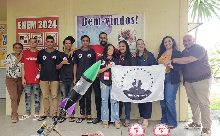 Escola Estadual de Murici é vice-campeã da Copa Nordeste de Foguetes