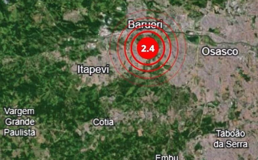 São Paulo registra tremor de baixa magnitude