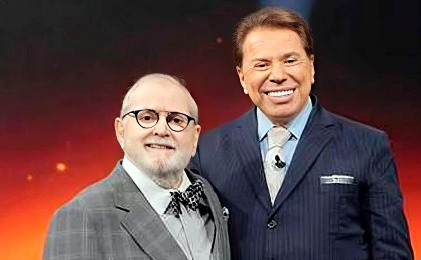 Silvio Santos e Jô Soares: humorista se emocionou ao reencontrar apresentador no SBT em 2017; veja vídeo