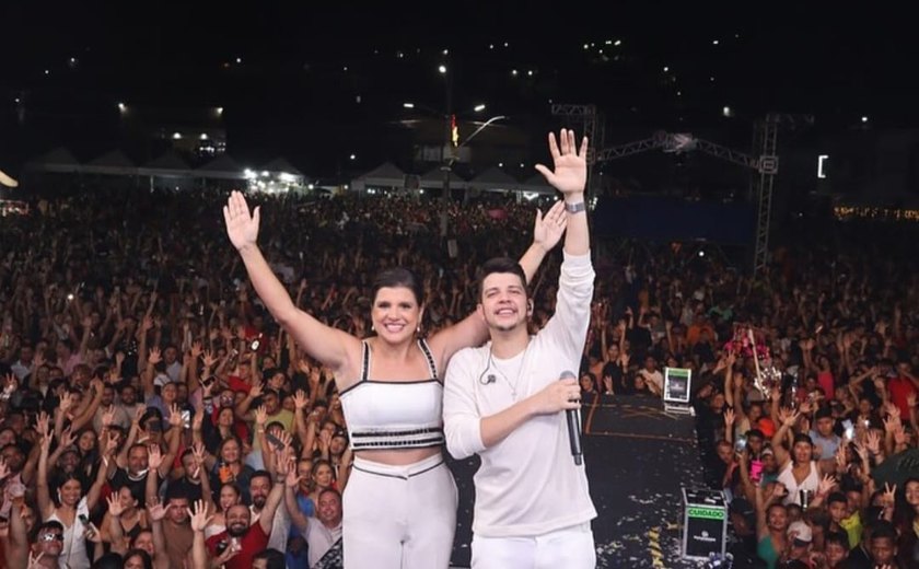 Prefeita Marcela Gomes comemora sucesso de mais uma edição do Novo Lino Fest