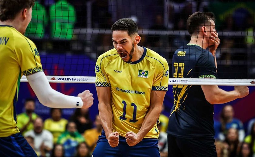 Após início apagado, Brasil vence Ucrânia de virada na Liga das Nações