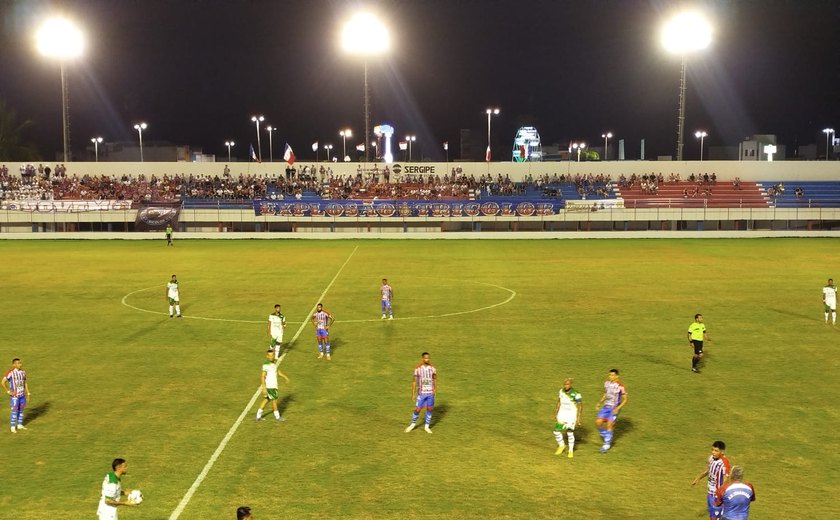 Coruripe empata jogo amistoso contra o Itabaiana, no interior sergipano