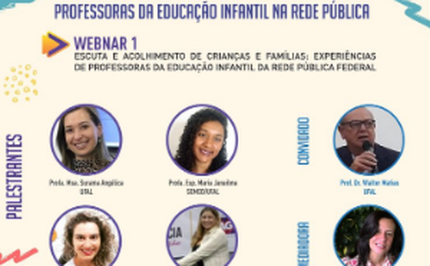 Unidade de Educação Infantil da Ufal debate escuta e acolhimento nas redes educacionais