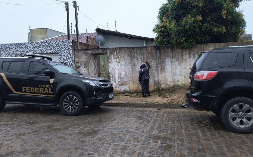 PF deflagra Operação Disgrafia contra tráfico de drogas em Arapiraca