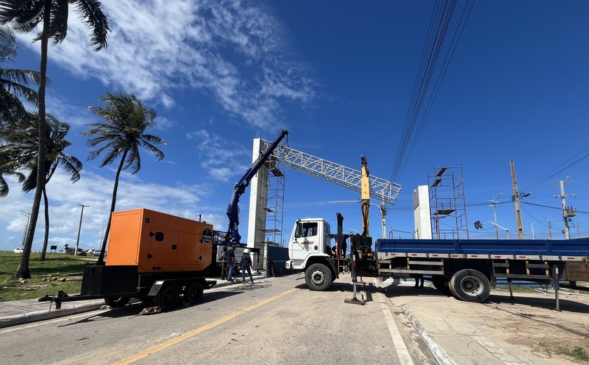 Com 90% das obras concluídas, novo Pórtico do Filé resgata memória afetiva e valoriza identidade cultural do Pontal da Barra