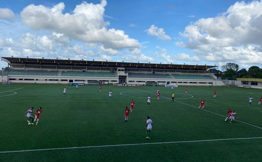 Coruripe empata com CRB e garante vantagem para a segunda fase