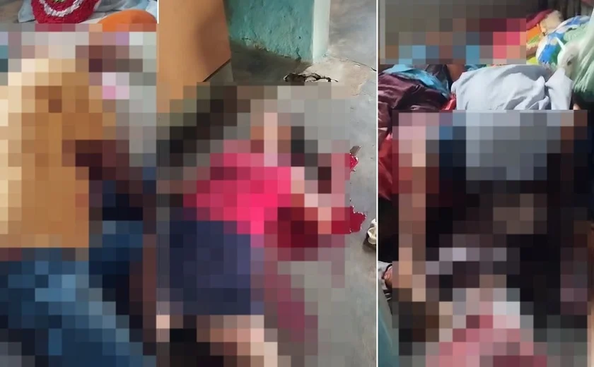 Quatro homens e uma mulher são mortos a facadas no interior de Alagoas