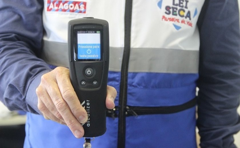 Lei Seca Alagoas passa a utilizar novo etilômetro com tecnologia avançada