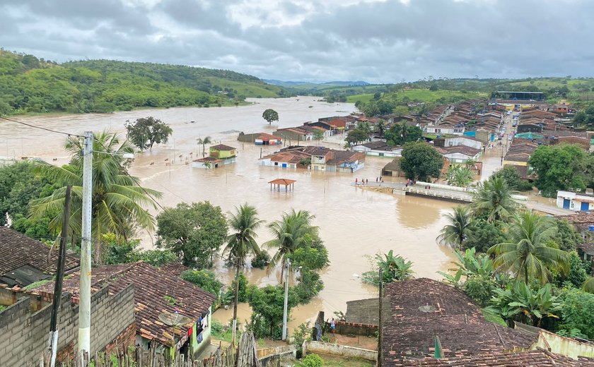 Prefeitura de Branquinha decreta situação de emergência em razão das chuvas