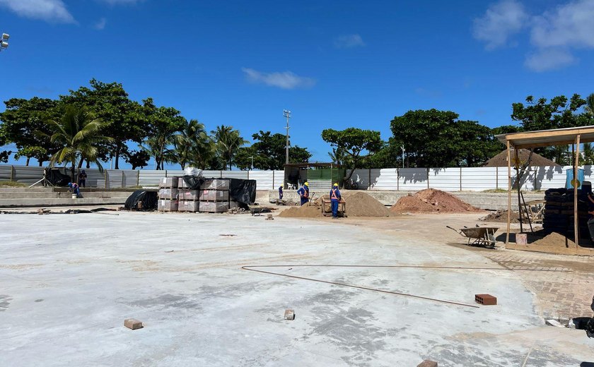 Prefeitura revitaliza entorno do projeto da roda-gigante na Pajuçara