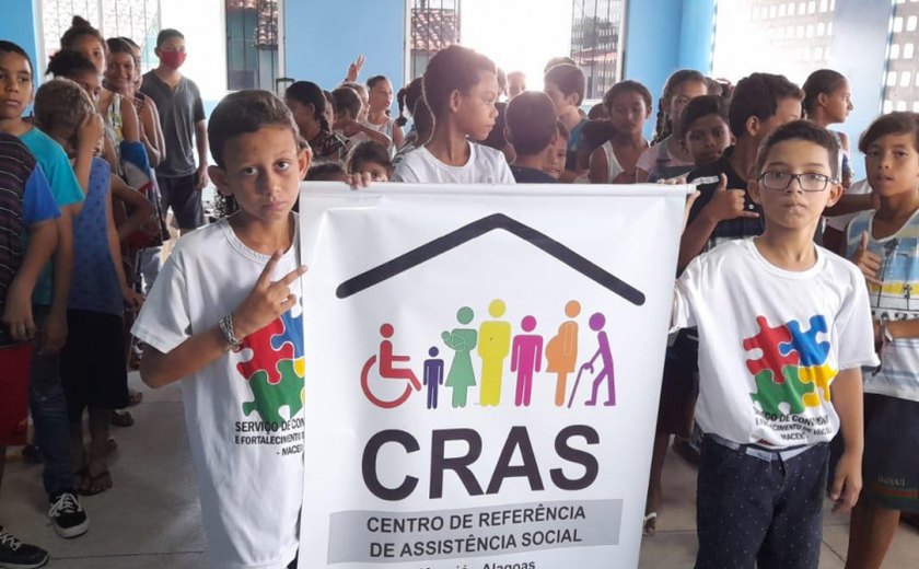 Atividades realizadas pelos Cras estimulam brincadeiras e aprendizado no mês da criança