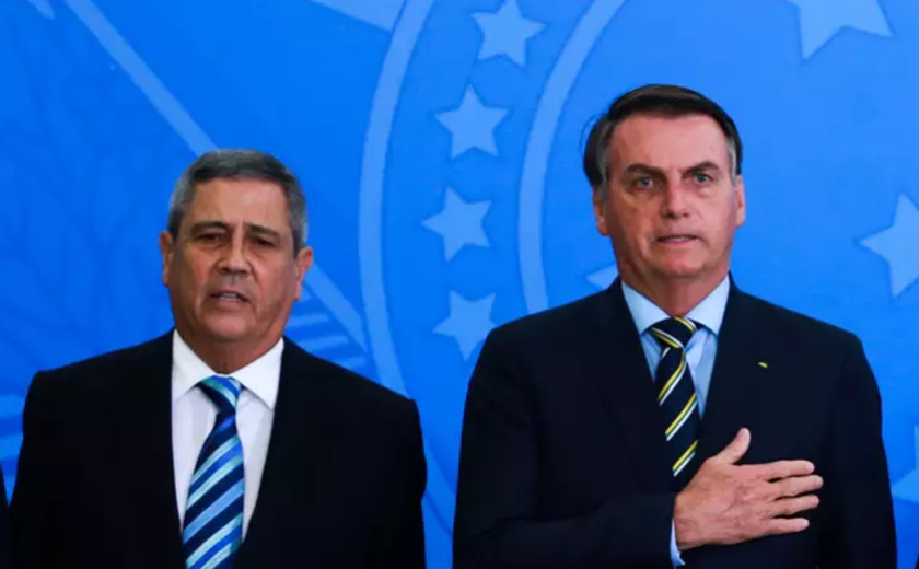 Eleições 2022: 90% de chance de ser o Braga Netto, diz Bolsonaro sobre seu vice