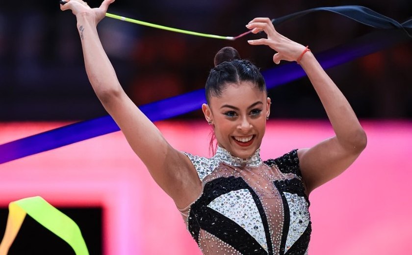 Bárbara Domingos coleciona feitos inéditos na história na ginástica rítmica e agora quer cinco ouros em Santiago-2023