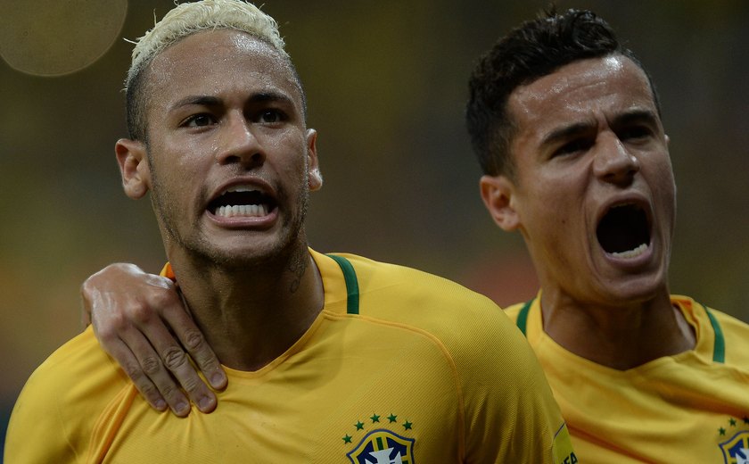 Coutinho e Neymar marcam no fim, Brasil bate Costa Rica e vence a 1ª na Copa