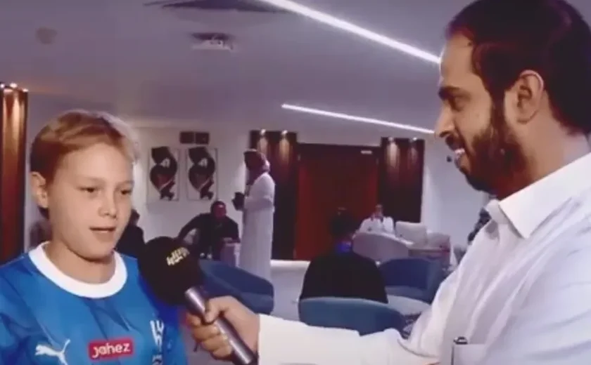 'Vai ser uma nova experiência', diz David, filho de Neymar sobre a chegada ao Al-Hilal; veja vídeo com a entrevista