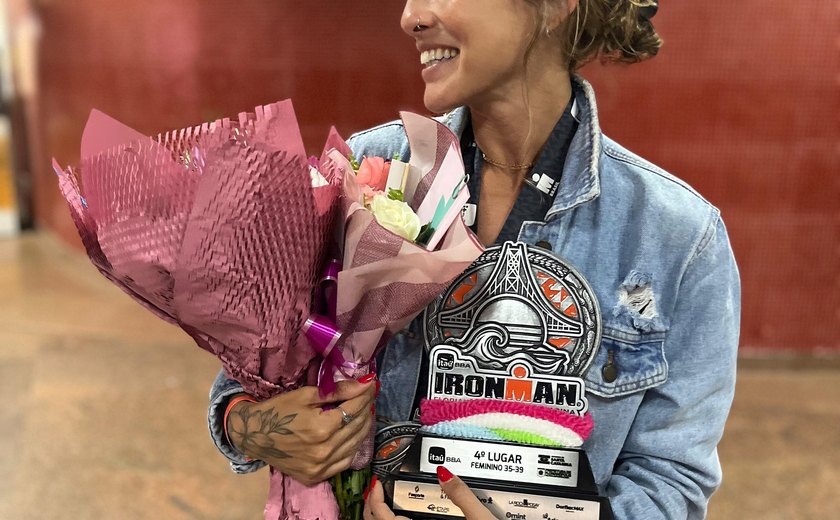 Alagoana Rayssa Brêda brilha em estreia no Ironman Full e garante vaga para o Mundial em Kona