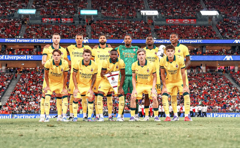 Com 'camisa do Brasil', Milan vence Liverpool em amistoso marcado por homenagens a Diogo Jota