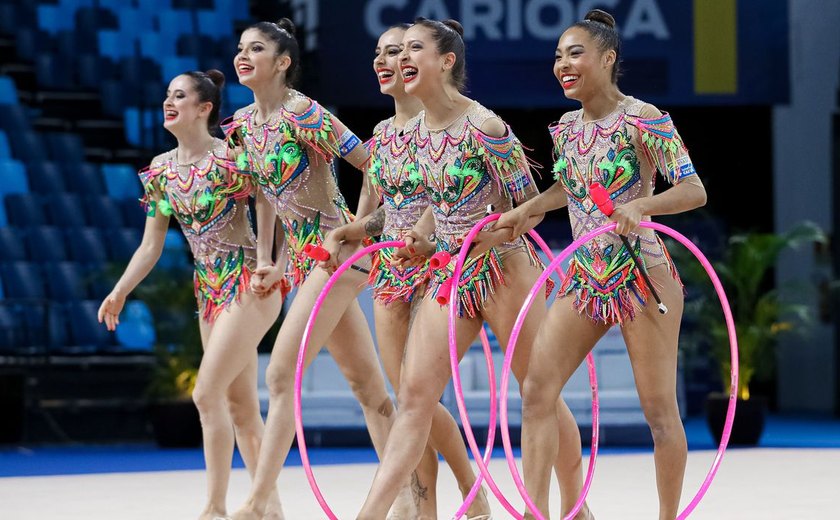 Ginástica rítmica do Brasil estreia na Olimpíada de Tóquio nesta sexta