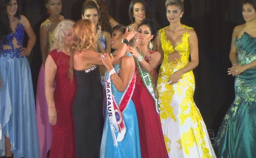 Vice não aceitou derrota e arrancou coroa de vencedora do Miss Amazonas 2015