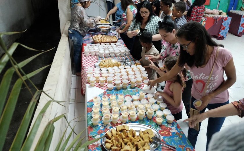 Festa junina reúne crianças das casas de acolhimento