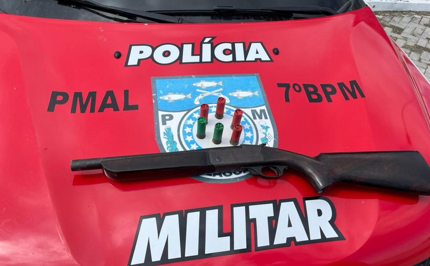 PM-AL apreende armas e drogas em ações no Sertão e Zona da Mata