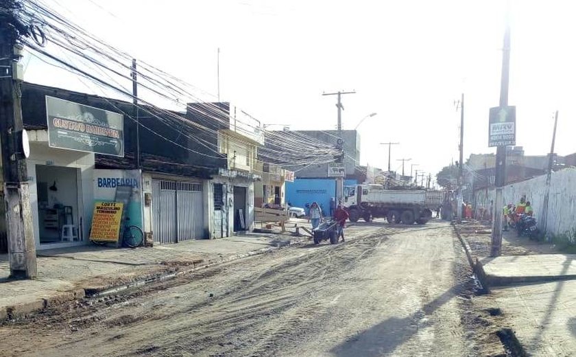 Seminfra conclui troca da rede de drenagem na rua Santa Luzia