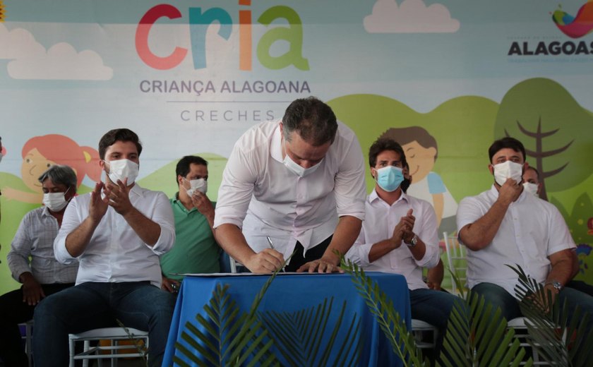 Governador de Alagoas autoriza construção de creche e anuncia novos investimentos para Traipu