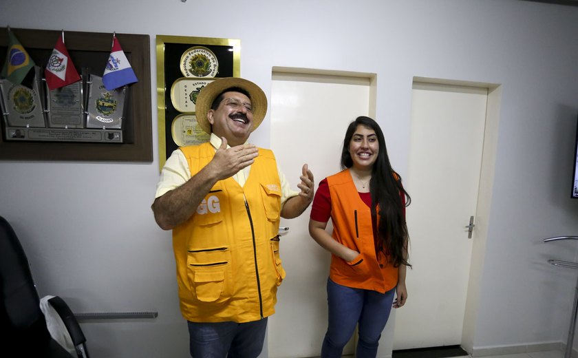 Secretária Gabriela Gonçalves e prefeito de Rio Largo anunciam vacinação de adolescentes acima de 12 anos contra Covid-19