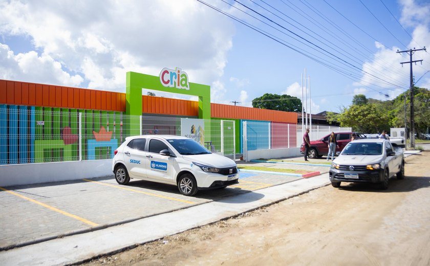 Governo do Estado entrega nesta quinta mais duas creches Cria, em Maceió e Capela