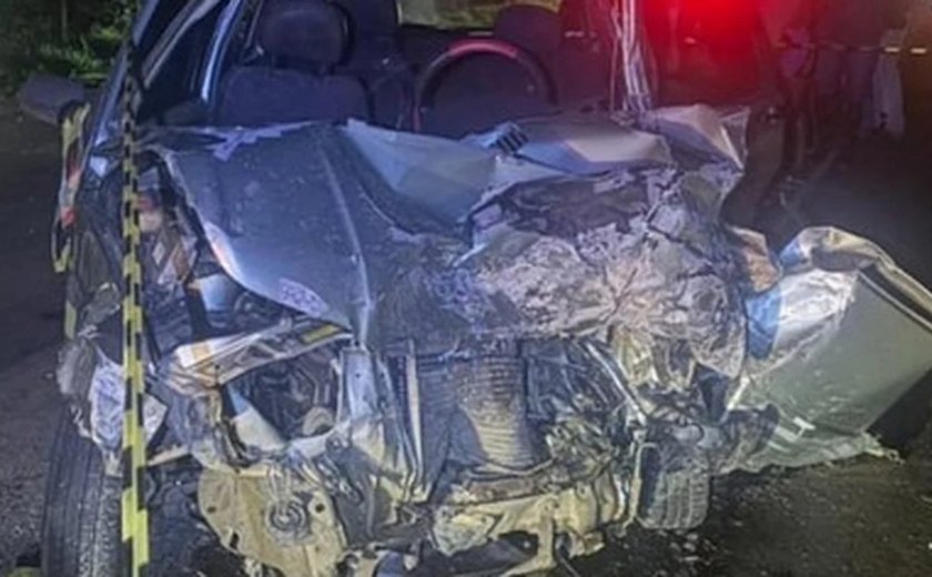 Motorista invade contramão e morre em colisão frontal na AL-130, em Pão de Açúcar